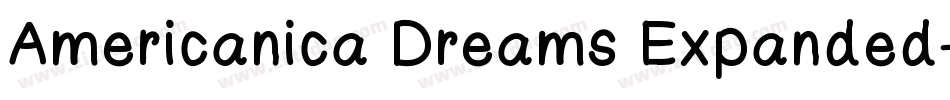 Americanica Dreams Expanded字体转换
